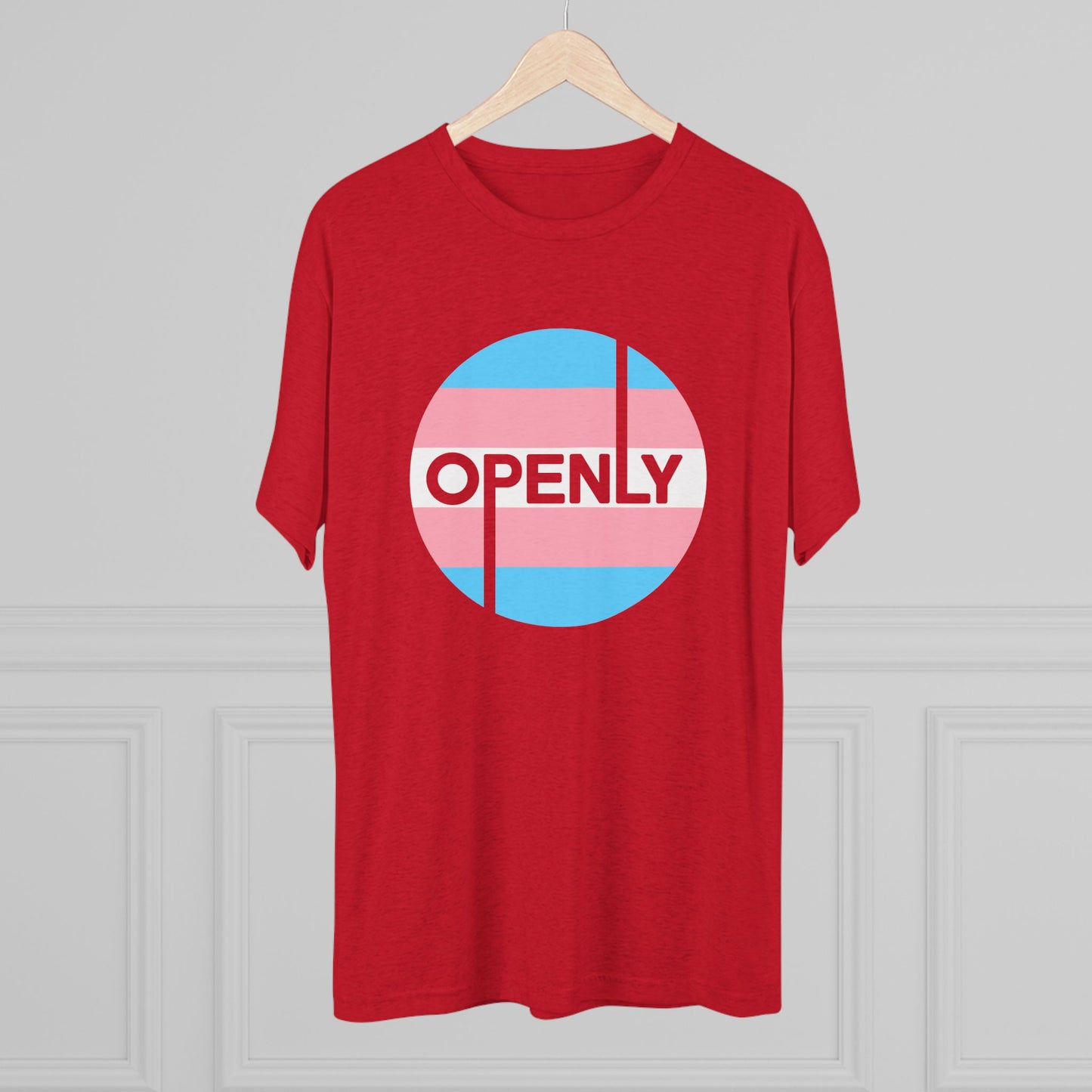 Openly Trans Unisex Tri-Blend Crew Tee