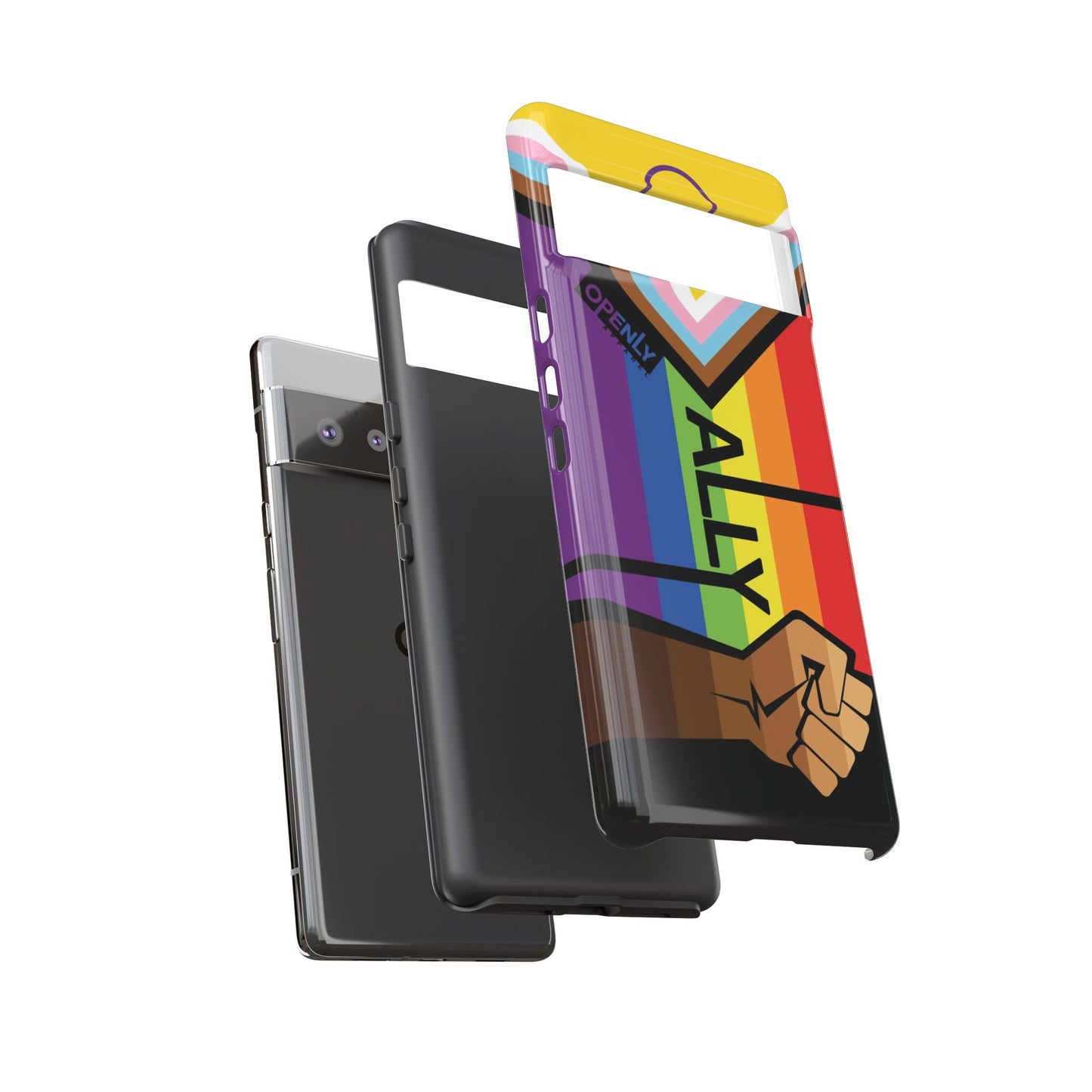 Ally Phone Case - Openly: Ally Design for LGBTQ+ & BIPOC Supporters
