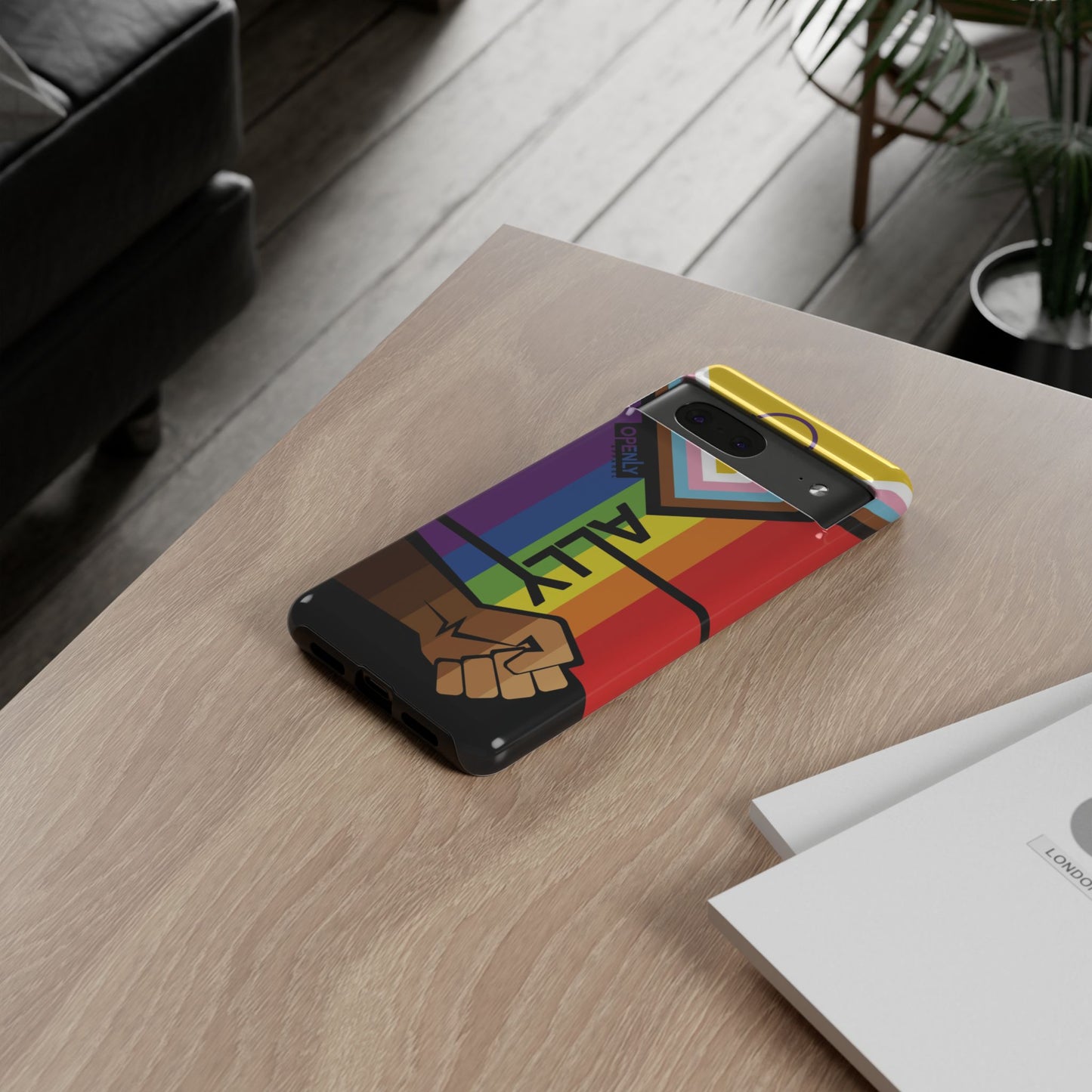 Ally Phone Case - Openly: Ally Design for LGBTQ+ & BIPOC Supporters