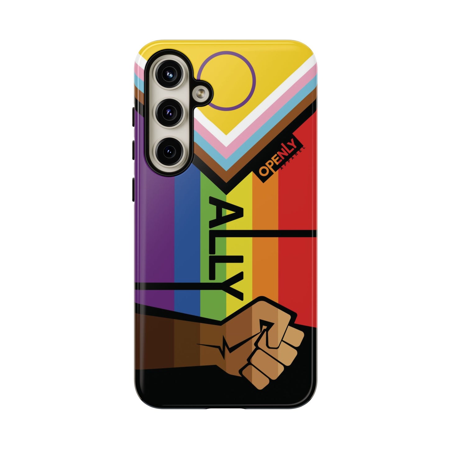 Ally Phone Case - Openly: Ally Design for LGBTQ+ & BIPOC Supporters