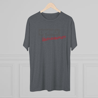 "Openly Undiagnosed" Unisex Tri-Blend Crew Tee