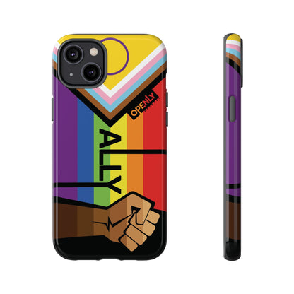 Ally Phone Case - Openly: Ally Design for LGBTQ+ & BIPOC Supporters