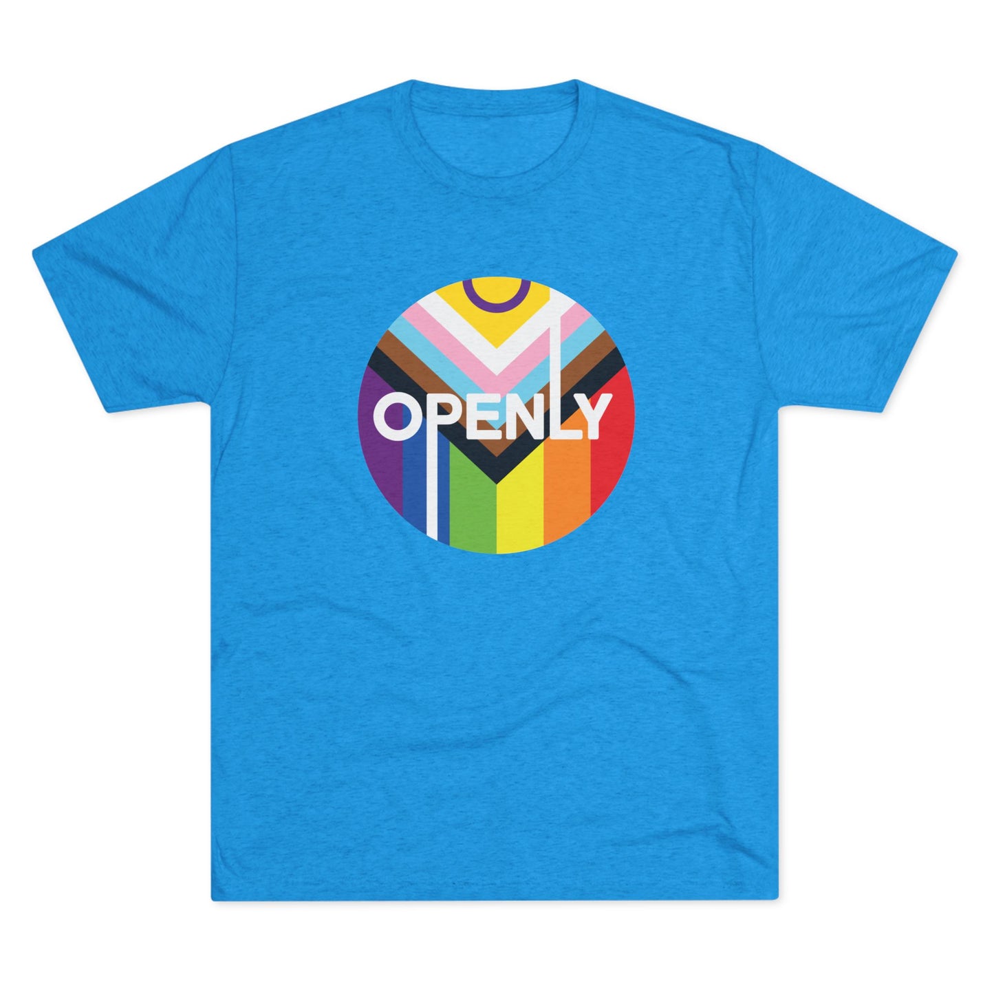 Openly LGBTQIA+ Unisex Tri-Blend Crew Tee