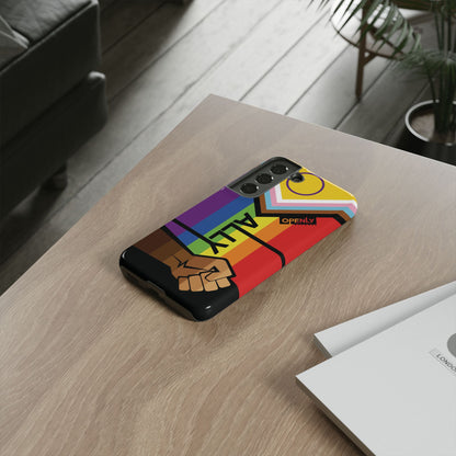 Ally Phone Case - Openly: Ally Design for LGBTQ+ & BIPOC Supporters