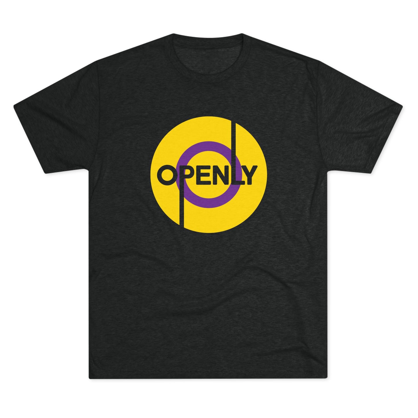 Openly Intersex Unisex Tri-Blend Crew Tee