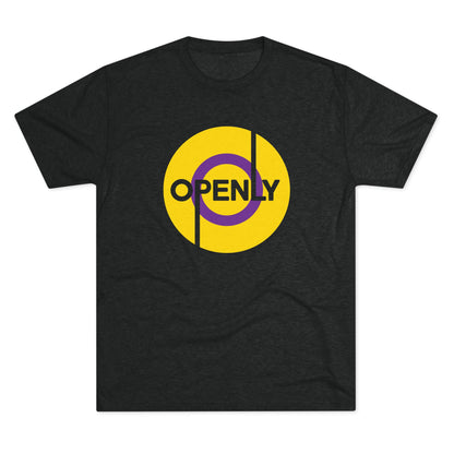 Openly Intersex Unisex Tri-Blend Crew Tee