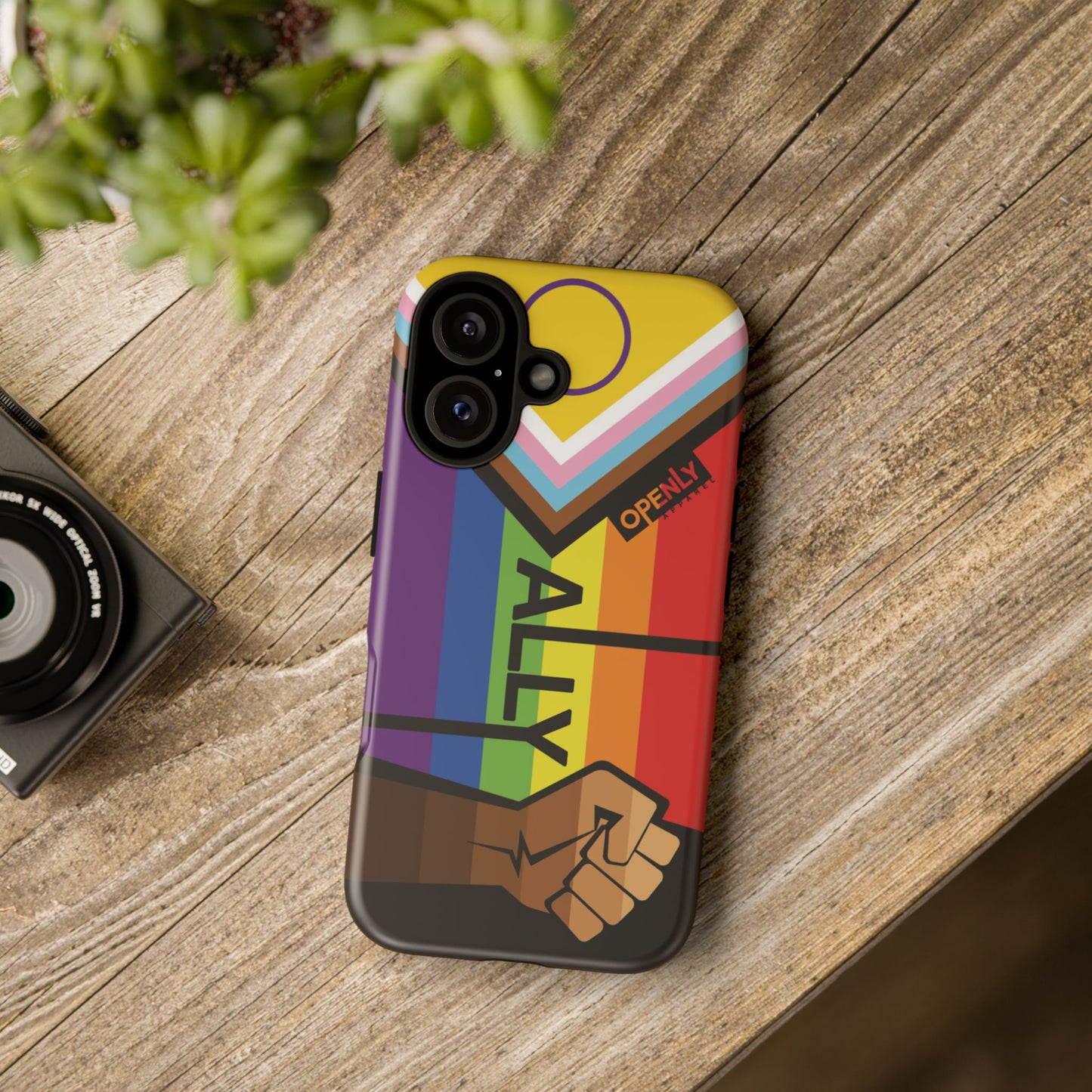 Ally Phone Case - Openly: Ally Design for LGBTQ+ & BIPOC Supporters