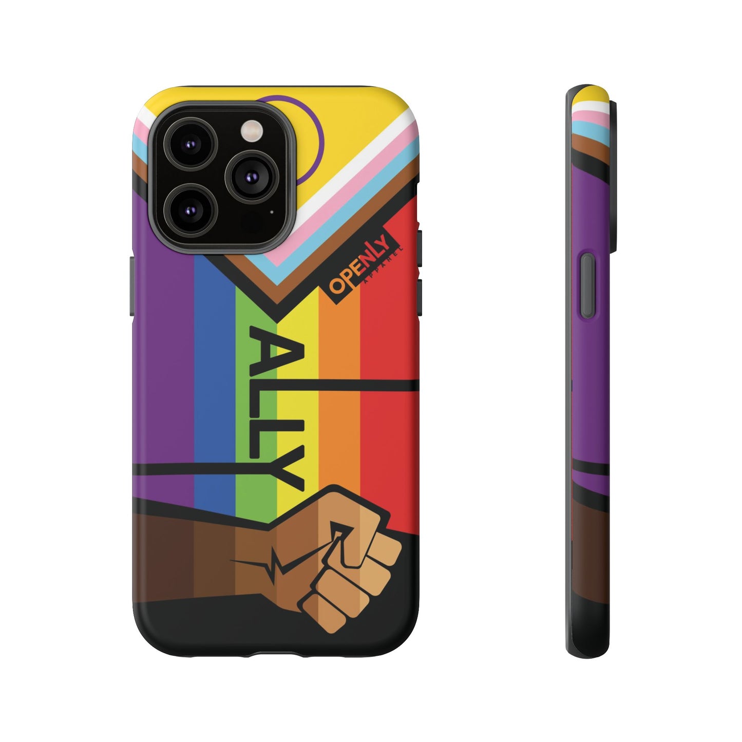 Ally Phone Case - Openly: Ally Design for LGBTQ+ & BIPOC Supporters