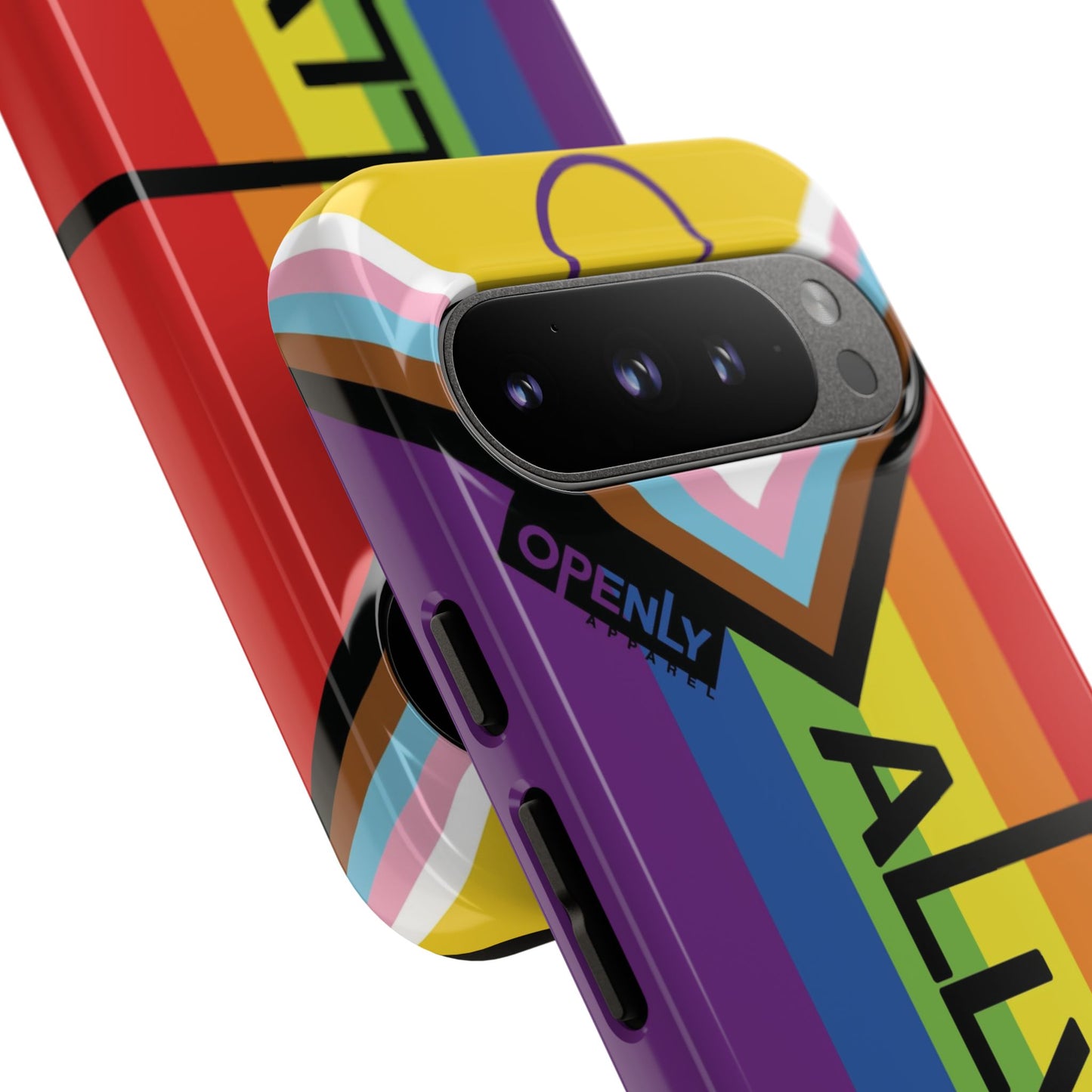 Ally Phone Case - Openly: Ally Design for LGBTQ+ & BIPOC Supporters