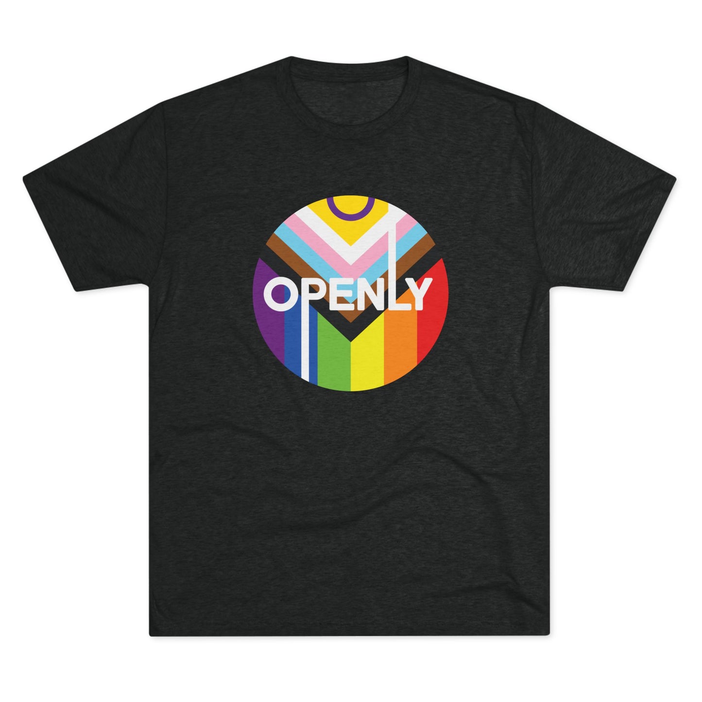 Openly LGBTQIA+ Unisex Tri-Blend Crew Tee