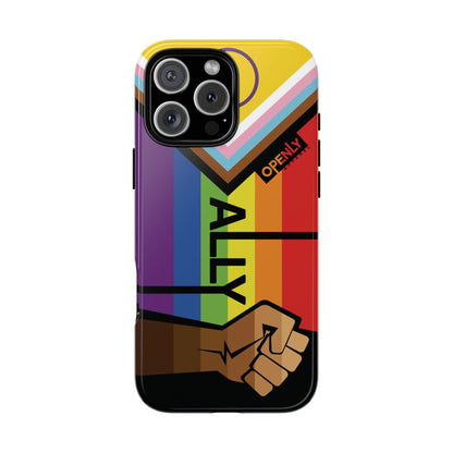 Ally Phone Case - Openly: Ally Design for LGBTQ+ & BIPOC Supporters
