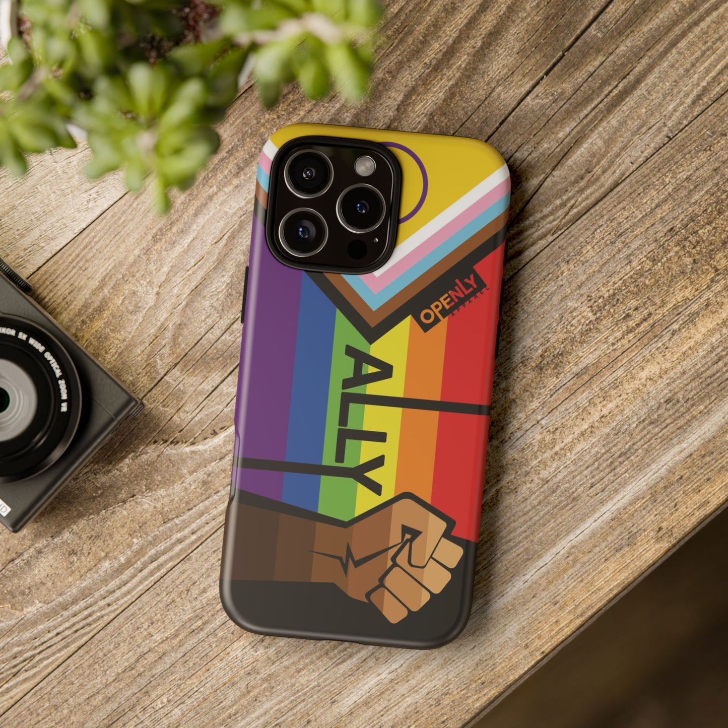 Ally Phone Case - Openly: Ally Design for LGBTQ+ & BIPOC Supporters