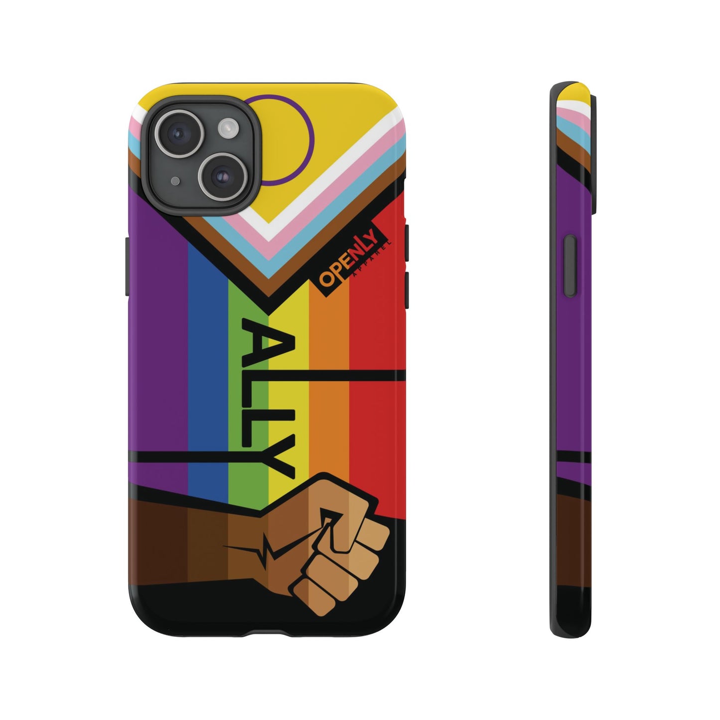 Ally Phone Case - Openly: Ally Design for LGBTQ+ & BIPOC Supporters