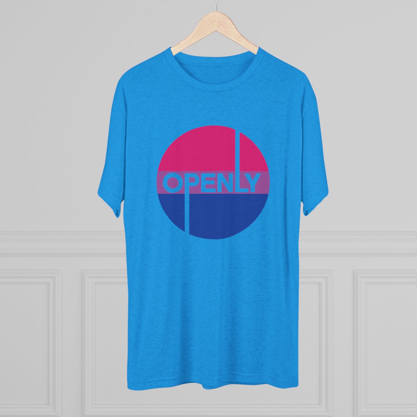 Openly Bi Unisex Tri-Blend Crew Tee
